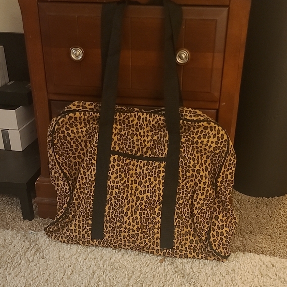 Handbags - Leopard Print Weekender Bag